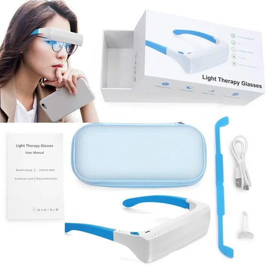 SAD Light Therapy Glasses – Portable Bright Light for Mood & Energy