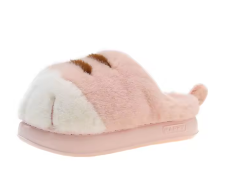 Fluffy Kitty Claw Slippers -Warm House Slides ♡