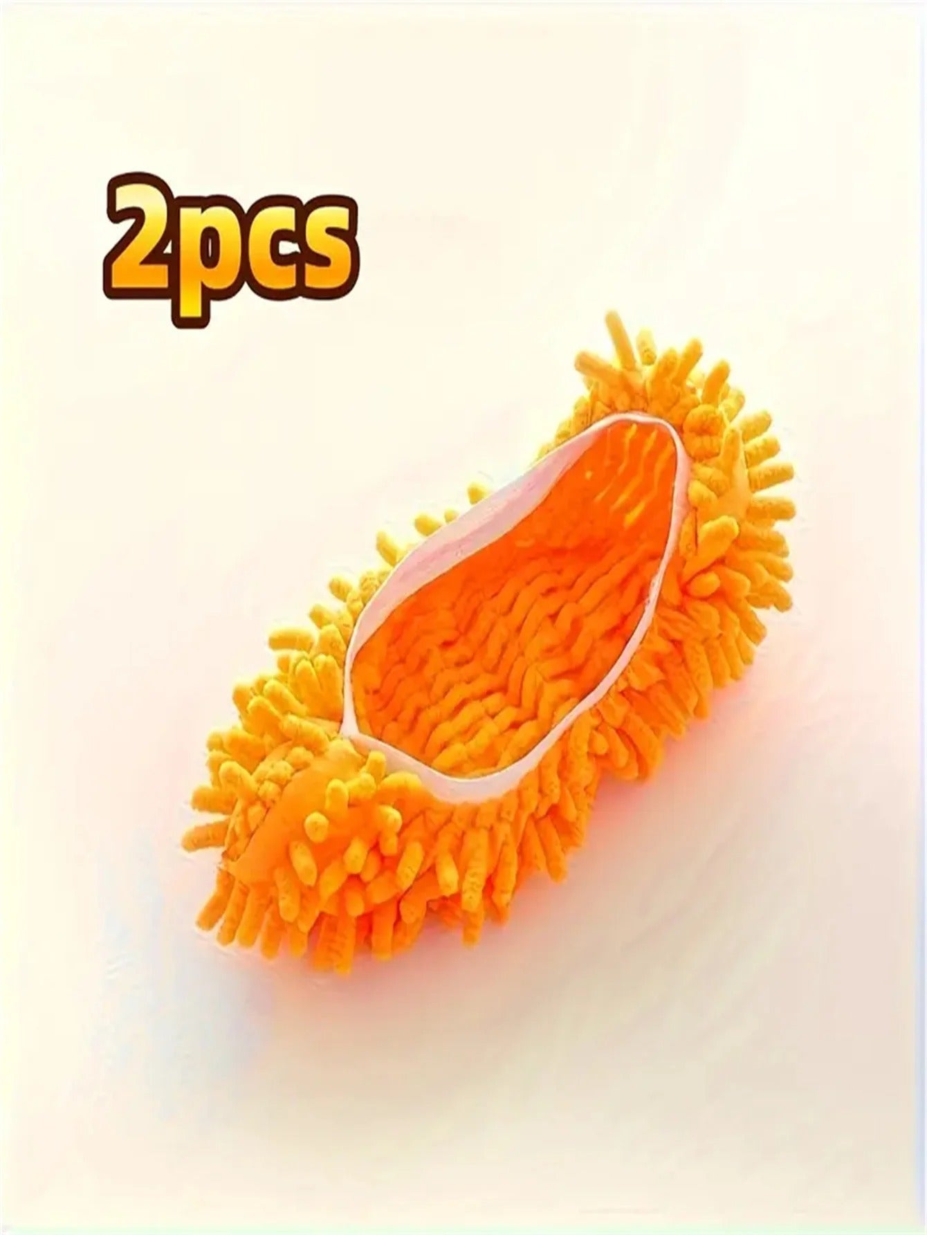 Lazy Mop Slippers – 2pcs Washable Floor Cleaning Shoe Covers