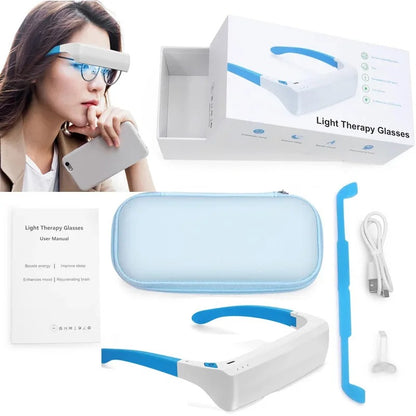SAD Light Therapy Glasses – Portable Bright Light for Mood & Energy