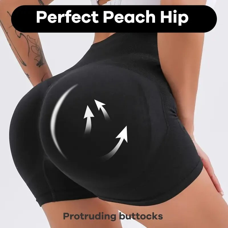 Viral Scrunch Butt Shorts – High-Waist Booty Lift & Tummy Control
