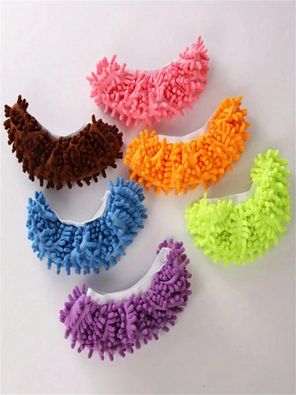 Lazy Mop Slippers – 2pcs Washable Floor Cleaning Shoe Covers