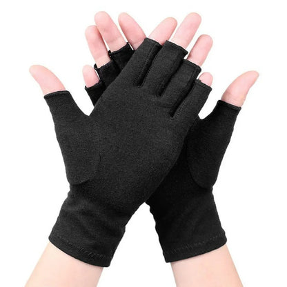 Arthritis Compression Gloves – Fingerless Copper-Infused Pain Relief