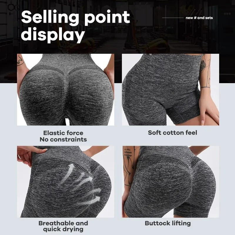 Viral Scrunch Butt Shorts – High-Waist Booty Lift & Tummy Control