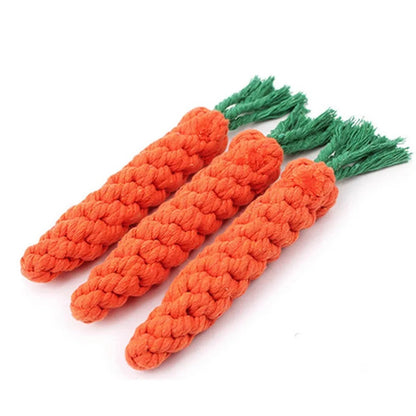 Rope Dog Chew Toys (Multiple characters) – Tough Natural Cotton Teeth-Cleaning Toys and rope toys
