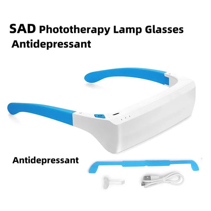 SAD Light Therapy Glasses – Portable Bright Light for Mood & Energy