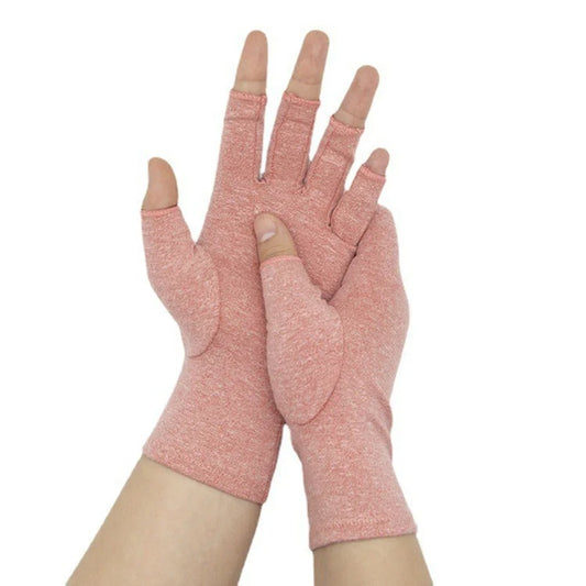 Arthritis Compression Gloves – Fingerless Copper-Infused Pain Relief