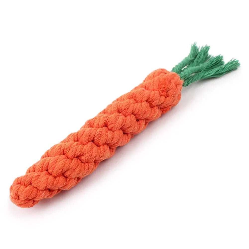 Rope Dog Chew Toys (Multiple characters) – Tough Natural Cotton Teeth-Cleaning Toys and rope toys