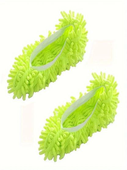 Lazy Mop Slippers – 2pcs Washable Floor Cleaning Shoe Covers