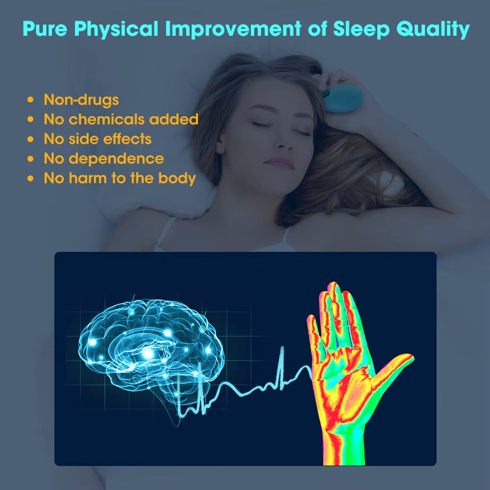Handheld Micro-Current Sleep Aid – Drug-Free Relaxation & Better Sleep