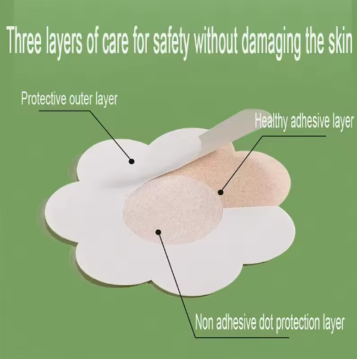 Invisible Nipple Covers – Round & Floral Shapes